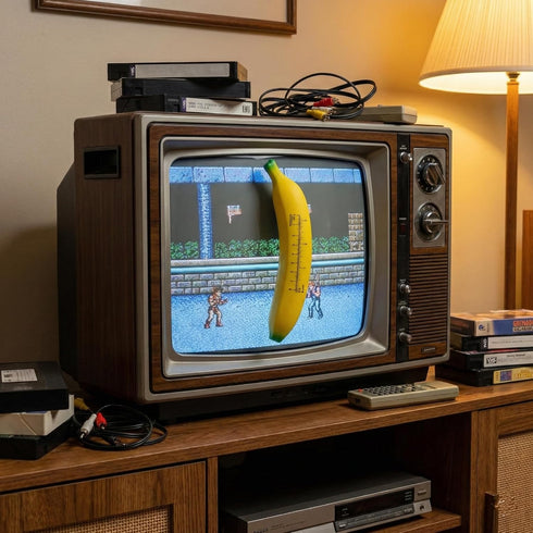 7" Banana for Scale - The Official Internet Measurement Tool - Foam Banana with Ruler - Funny Gag Gift Box, Novelty