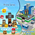 100 Set, Playset PCS Kids Magnetic Building Blocks, Police Station and Pirate Ship Theme, Educational Construction Toy