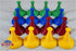 Sorry Board Game Replacement Pieces - 16 Red Green Blue Yellow Movers