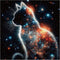 Larkipuzz Funny Cat Stars Puzzles for Adults 1000 Pieces, Cute Mystery Kitten Animal