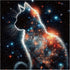 Larkipuzz Funny Cat Stars Puzzles for Adults 1000 Pieces, Cute Mystery Kitten Animal