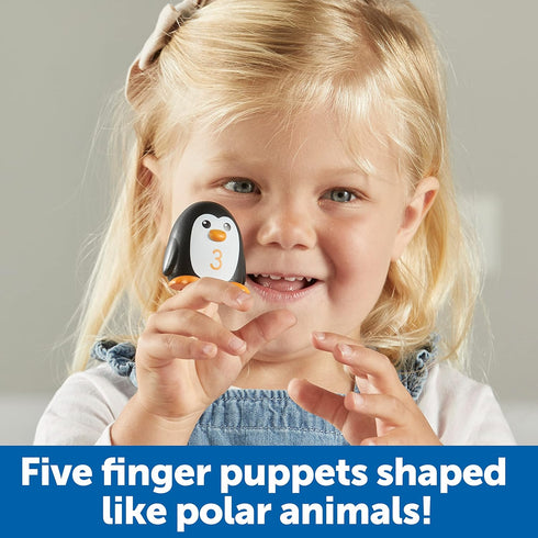 Learning Resources Sort & Seek Polar Animals - Toddler Activities Educational Toy Set 15 Pieces for Age 18 Months+