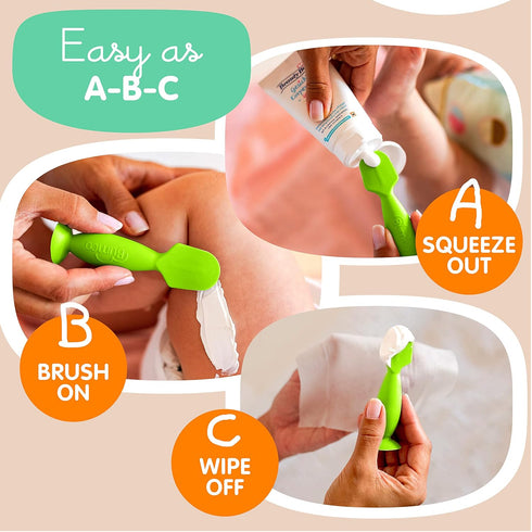 Bumco Mini Diaper Cream Spatula with Case - BPA-Free, Soft & Flexible Diaper Applicator, Baby Must Haves