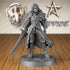 AUSPDICE Fighter 28mm DND Miniature, Lydia The Lioness Paladin Figure for D&D and Board Games, Ideal for TTRPG