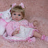 Realistic 22-Inch Baby Doll - Soft Cloth Body Lifelike Reborn Doll with Clothes and Toy Accessories