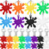 Paint Splatter Keychains, Art Party Favors and Decorations for Kids Adults Back to School Gifts