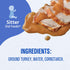 2 10-Pack Gerber Stage Baby Food, Turkey and Gravy Jar, Baby Food Poultry Puree, Baby Mealtime, Baby Puree Jars Glass
