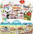 HitGoo 3-Pack Reusable Sticker Books for Toddlers 2-4 Years, Vehicles Truck, Animals &