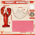 Silipull 24pcs Crab Boil Party Supplies Includes Crab Balloons Red and White Checked Tablecloth Fish Net Decorative