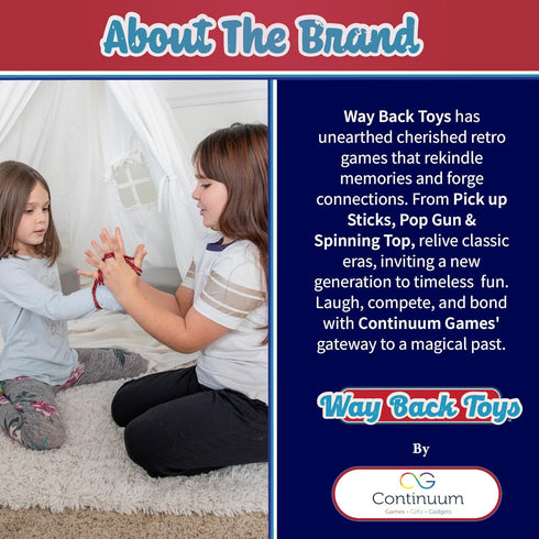 Continuum Games Way Back Toys Calico Cradle, Steady Hands Skill Game for Ages 5 and Up