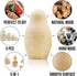 AEVVV Blank Russian Nesting Dolls Set - 5 pcs Unpainted Dolls for DIY Gift & Painting