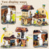 Set, 14+, (1242 HIGH GODO Honey Workshop Mini Building MOC Street View Simulation Architecture Toy, Collectible Gifts