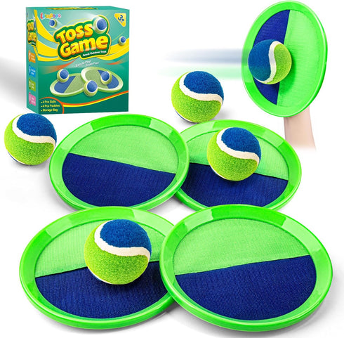 Toss and Catch Ball Set, Pool Beach Outdoor Toys Games for Kids