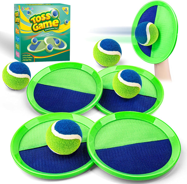 Toss and Catch Ball Set, Pool Beach Outdoor Toys Games for Kids