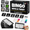 Bingo with a Twist Party Game, Bingo with Action Cards, Fun Twist,