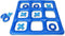 Poolcandy Inflatable Waterproof Jumbo Tic Tac Toe Game