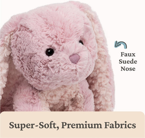 Cozys 0 10" GUND Collection Bunny Stuffed Animal, Spring Decor, Plush Bunny for Ages and Up, Pink