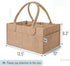 Mr. Pen- Baby Diaper Caddy Organizer, Earthy Clay, Baby Caddy Organizer with Handle, Compact Size, Collapsible