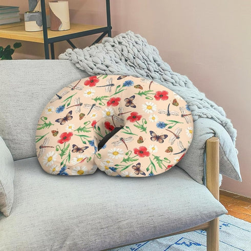 Kathyboom Butterfly Dragonfly Nursing Pillowcase for Newborn Baby Boys Girls, Comfortable and Breathable Breastfeeding