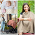 3 Treela Pcs Muslin Cotton Breathable Nursing Cover Multi Use Car Seat Stroller Breastfeeding Cover for Breastfeeding