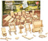 BOHS Wooden Dolls House Furniture 1/12 Scale - 3D Puzzles for Miniature