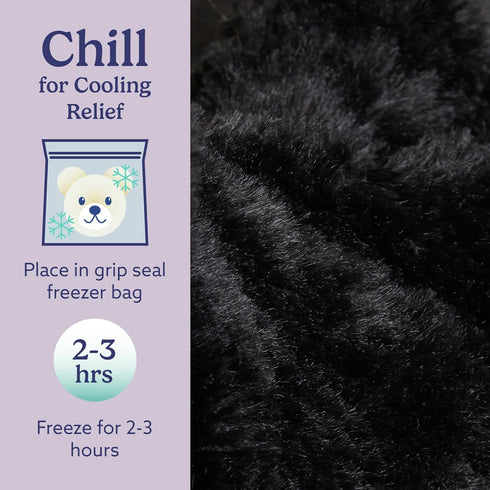 warmies Microwavable & Weighted Stuffed Animals, Black Cat - Heated Stuffed Animal Plushie for Warmth & Comfort - Cute
