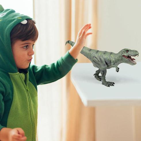 13" Tyrannosaurus Rex Dinosaur Toy - Realistic T-Rex Action Figure Model for Kids Boys Girls 3+