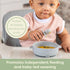 UpwardBaby Silicone Baby Spoons - Self Feeding for 6+ Months, BPA Free Chewable Infant Toddler Utensils (Set of 3)