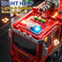 1-3, 1-3 3-5, 6 3-9 Fire Trucks for Toddlers Firetruck Toys for Toddlers Folded Carrier Truck Race Track with Racing
