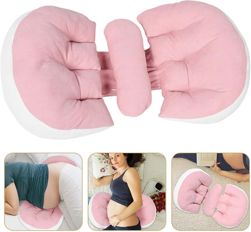 SUPVOX U-Shaped Small Pregnancy Body Pillow for Side Sleepers - Ideal Maternity Support