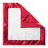 SwaddleDesigns Baby Lovie, Small Security Blanket, Plush Dots with Satin Trim, Red, 14 x 14 inches