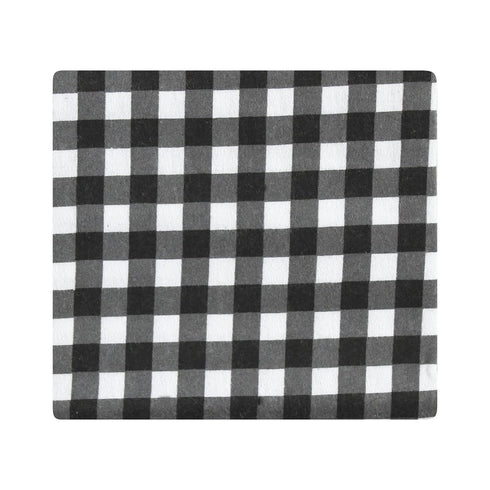 Multipack, 30x30 inches Little Treasure Hudson Baby Cotton Poly Flannel Receiving Blankets Black Neutral Farm
