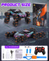 8WD 2.4GHz 6-14, HuiJuKeJi RC Stunt Car with Gesture Sensing & Spray, Hand-Controlled Remote Control Car Toy