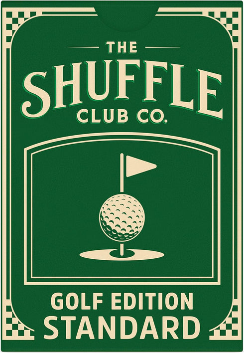 USA(Pack 1) Golf Playing Cards Hand-Illustrated Vintage Golf Deck | Golf-Themed Poker & Blackjack Cards | Premium Gift
