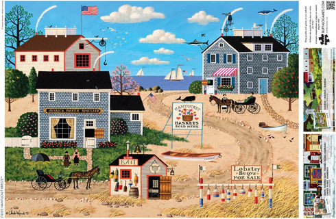 Buffalo Games Charles Wysocki Nantucket Breeze 1000 Piece Jigsaw Puzzle for Adults - Finished Size 26.75 x 19.75