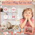 Set 12Pcs Set 3 4 5 6 7 8 TEUVO Pet Care Play Robot Dog Toys for Kids Puppy Dog Toy Pet Walk Grooming Vet Toys