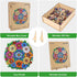 200 12.4x11.4 Qiuenisray Mother's Day Wooden Puzzles for Adults Pieces, Spring Flower Jigsaw Puzzles for Woman