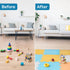 '-16 (12" 12") Enovoe Baby Play Mat for Floor - Non-Toxic, Interlocking EVA Foam Mats Pcs - Cushioned Foam Puzzle Floor
