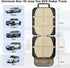 NEWFOM 2 Pack 600D Car Seat Protector for Child Car Seat, Baby Car Seat Covers with Mesh Pockets & Non-Slip Backing