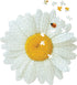 Madd Capp: I AM Daisy - 350 Piece Jigsaw Puzzle, Floral Shaped, 23x23 Finished Size