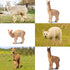 Toymany 8PCS Realistic Alpaca Figurines, Plastic Llama Figures for Christmas Birthday Toy Gift for Kids