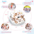 3-36 Inflatable Chair for Baby with Safety Harness, Built-in Pump & Non-Slip Base Infant Sit Up Seat for Months