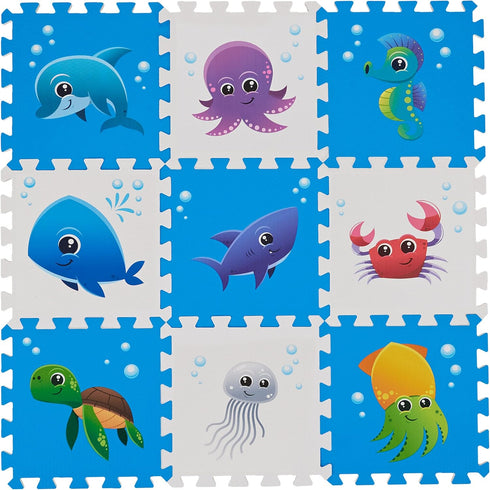 Puzzle Play Mat, Foam Floor Tiles, Childrens Foam Puzzle Mat Baby Floor