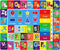 Kids Rug for Playroom, ABC Play Mat Educational Rugs, Soft Non-Slip Rug