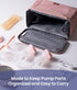 NCVI Breast Pump Storage Bag for Pumps and Extra Parts, Large Capacity Portable Pump Carrying Case with Handle