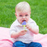 Innobaby Original Teethin Smart EZ Grip Fruit Teether and Sensory Toy for Babies, Grape, BPA Free