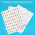 Crosby Monster Piano Stickers for Learning Piano or Keyboard - Transparent Removable Key Set for Beginners