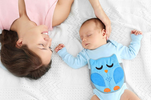 Baby Colic Relief Heated Tummy Wrap for Newborns - Belly Hugger Infant Swaddling Belt with Soothing Warmth