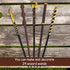 Set 24 (67-Piece) Maikoi Magic Wizard Wand Making Kit DIY Craft for Kids Adult Birthday Party Gift Make Your Own Wands