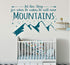 Let Him Sleep for When He Wakes, Baby Boy Nursery Decal, 22x32 Inches Peel and Stick Wall Decal